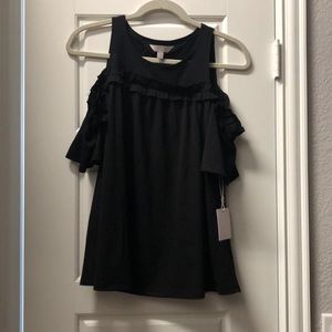 Lauren Conrad cold shoulder top